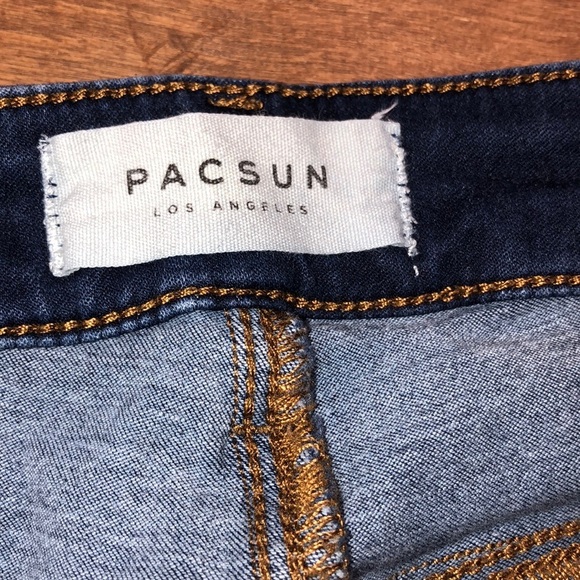Pacsun size 27 dark wash jegging/jeans - Picture 4 of 7